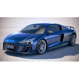 3D Audi R8 2019 model
